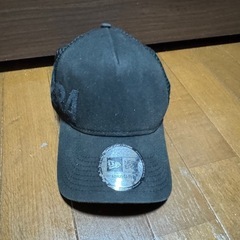 NEW ERA ニューエラ　キャップ　ブラック　メッシュ　帽子の画像