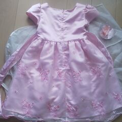 Motherwaysドレス120cmピンク　【やや難あり】の画像