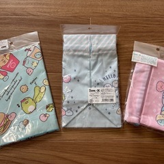 未使用！ランチ巾着&コップ巾着&ランチナフキンの画像