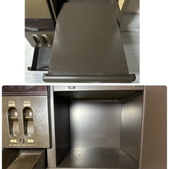 ✨米びつ付き✨ヨドコウ スチール レンジ台 レンジボードの画像