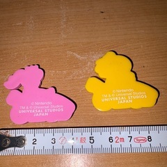 GYP0929 ユニバーサルスタジオジャパン限定　マグネット　ピーチ姫　ヨッシー の画像