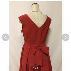 31 Sons de modeリボン付きフレアーワンピース38結婚式の画像