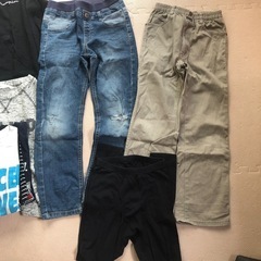 子ども服　130 Tシャツ　トレーナー　長ズボン　男の子の画像