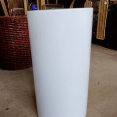 小サイズ クラタクラフトグラス 花瓶 フラワーベース ガラス製 ホワイト　/MJ-1271 2Fの画像