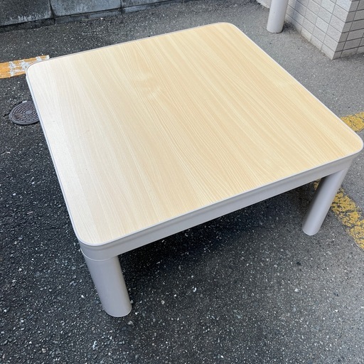 ユアサプライムス KCK-750 リバーシブル天板 こたつテーブル 昭和レトロ ユアサプライムス リバーシブル天板コタツ 75x75cm KCK-750M (ひまそら