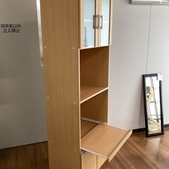 レンジ台付きキッチン棚【町田市再生家具】　251871の画像