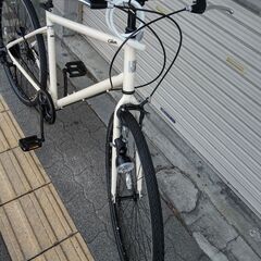 Cream[クリーム]700c シティクロスバイク 7speed/クリームの画像