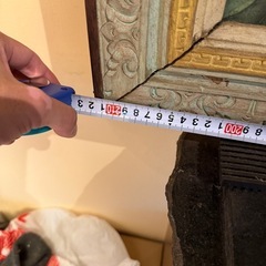バリ島　絵画　絵　アート　美術　工芸品　民芸品　バリ　お土産　インテリア　エスニック　大きめ　特大サイズの画像