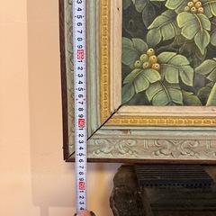 バリ島　絵画　絵　アート　美術　工芸品　民芸品　バリ　お土産　インテリア　エスニック　大きめ　特大サイズの画像