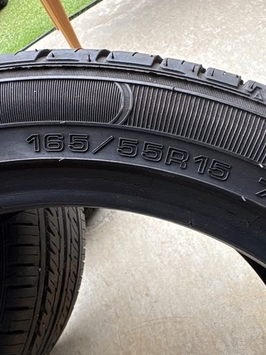 タイヤ　165/55r15 グッドイヤー　山あり