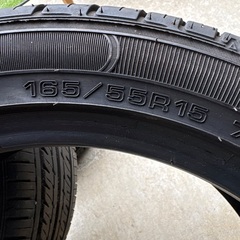 タイヤ　165/55r15 グッドイヤー　山ありの画像