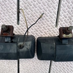 フォグランプ ハロゲン黄色　 本体 2個 角型 珍品 当時物 昭和 レトロ 旧車の画像