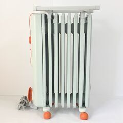 デロンギ オイルヒーター 1200W 8畳 トップハンガー セット JR0812-OR TH-300R 動作確認済み 清掃済み DeLonghiの画像