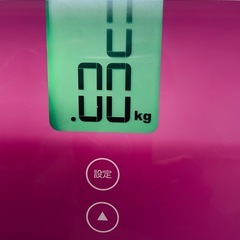 DRETEC 【A4サイズよりも小さい! / 体重50g単位表示】 コンパクト体組成計 「プティプラス」 ピンク BS-221PK の画像