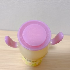 🍴給食袋、コップ袋2点&トトロとコンビのコップ2点set!!中古美品の画像