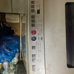 シャープ洗濯機2008年製の画像