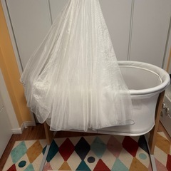 Babybjorn Cradle ベビービョルン　クレードルキャノピー、シーツつき付の画像