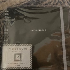 新品！ナカバヤシ フリーアルバム かけるーのフォトクロッキー S ブラックの画像