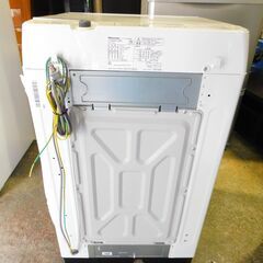 【JM799】2025年製 Hisense ハイセンス 全自動洗濯機 ホワイト HW-T55H [洗濯5.5kg /簡易乾燥(送風機能) /上開き]の画像