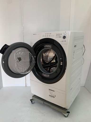 3 シャープ 7.0kgドラム式洗濯機 2022年製 ES-S7F-WL