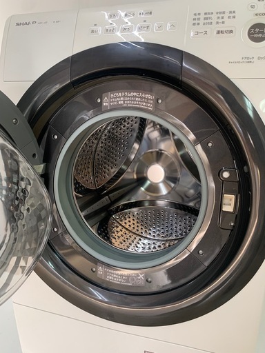 3 シャープ 7.0kgドラム式洗濯機 2022年製 ES-S7F-WL