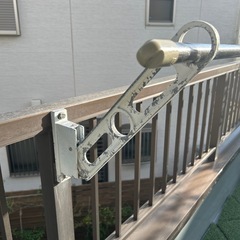 洗濯物干し竿掛けの画像