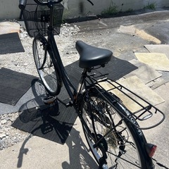 美品✨24インチ　6段ギア付きママチャリ🚲　譲渡書あり♪の画像