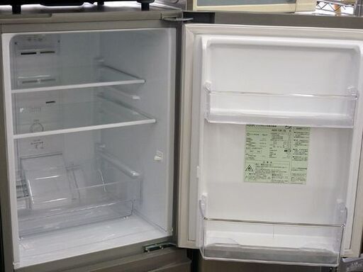 ☆AQUA 2ドア冷蔵庫 定格内容績126L AQR-13K 2021年製 アクア ブラッシュシルバー 右開き 札幌市 豊平区 平岸