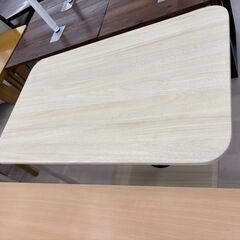 リユースのサカイ栃木店★ジモティ割あり★  昇降デスク ライトベージュ W100×D60×H51～76 クリーニング済み TC10858の画像