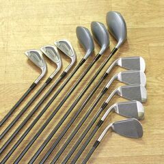 使用感少なめ maruman BIRDIESPIRIT 11本セット 純正カーボン FLEX-R キャディバッグ付き メンズ 右利き 札幌市 清田区 平岡の画像