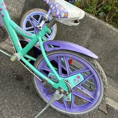 女の子　自転車　一輪車の画像
