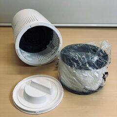 コンパクト空気清浄機 DH-JH01（ホワイト）16畳まで対応の画像