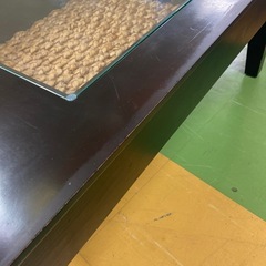 R68  アジアン家具　ブラックテーブルの画像