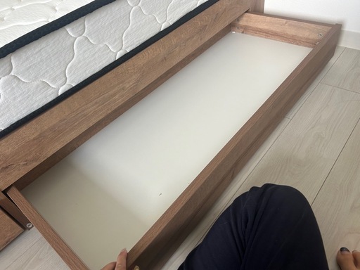新品　未使用　シングルベッド　マットレスセット