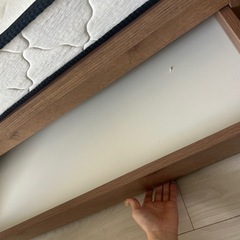 新品　未使用　シングルベッドの画像