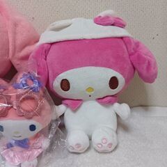 マイメロディぬいぐるみ3個セットの画像