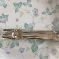Fantastic TABLE WARE 大皿1枚と普通のお皿5枚のセット 花柄 未使用の画像