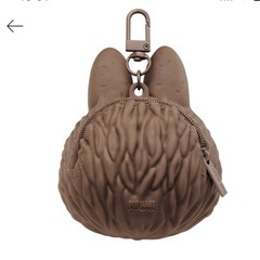 POPMART ラブブ♡　LABUBU Originals-Brown Silicone Earphone Bagの画像