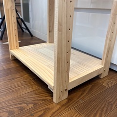 【ウッドシェルフ】【棚】クリーニング済み【管理番号12909】町の画像