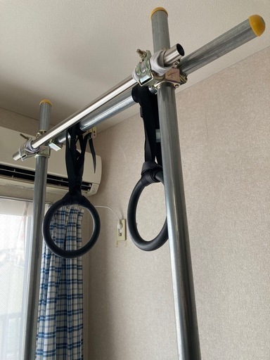 売却済】単管パイプチンニングバー懸垂バーエクササイズグッズ