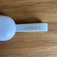 アウムカ (Aumuca) ワンプッシュ式　ペット用ブラシ　ホワイト　犬猫用の画像