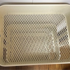 キッチンワゴン　キャスター付バスケットラックの画像