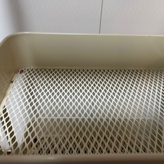 キッチンワゴン　キャスター付バスケットラックの画像
