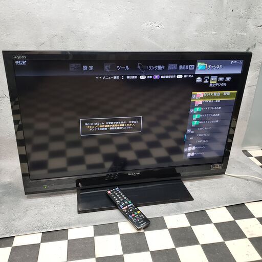 シャープ AQUOS 32型 テレビ HDMI対応 リモコン LC-32H7 シャープ