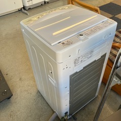 K2509-432 AQUA 洗濯機 AQW-S5E9 2022年製 5.0kg 動作確認済み キズ汚れ有りの画像