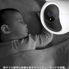 【Amazon Alexa 認定取得】 TP-Link ネットワークWi-Fiカメラ ペットカメラ フルHD 屋内カメラ 夜間撮影 相互音声会話 動作検知 スマホ通知の画像