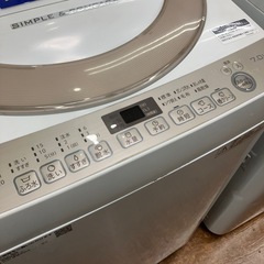 【安心の6ヶ月保証】7.0kg 全自動洗濯機 SHARP 2018年製の画像