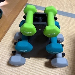 ダンベル ダンベルラック付き 6個セットの画像