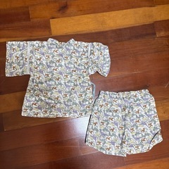 綿100 甚平80サイズ　男の子の画像