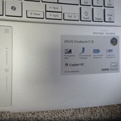 ASUS S15  コパイロットAIパソコンの画像